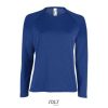 Camiseta Sporty Lsl Women de Sol'S — Talla: XXL, Color: Azul royal