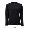Camiseta Sporty Lsl Women de Sol'S — Talla: XXL, Color: NEGRO