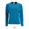 Camiseta Sporty Lsl Women de Sol'S — Talla: XXL, Color: Aqua