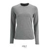 Camiseta Imperial Lsl Women de Sol'S — Talla: XXL, Color: Gris mezcla