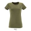 Camiseta Regent Fit Women de Sol'S — Talla: XXL, Color: Caqui jaspeado