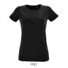 Camiseta Regent Fit Women de Sol'S — Talla: XXL, Color: Negro profundo