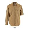 Camisa Burma Men de Sol'S — Talla: XXL, Color: Castaño