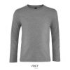 Camiseta Imperial Lsl Kids de Sol'S — Talla: 12A, Color: Gris mezcla
