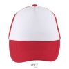Gorra Bubble Kids de Sol'S — Talla: TUN, Color: BLANCO/ROJO
