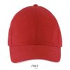 Gorra Solar de Sol'S — Talla: TUN, Color: ROJO/BLANCO
