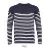 Camiseta Matelot Lsl Men de Sol'S — Talla: XXL, Color: French marino / Blanco