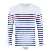 Camiseta Matelot Lsl Women de Sol'S — Talla: XXL, Color: White/Royal/Red