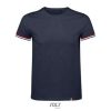 Camiseta De Manga Corta De Hombre Rainbow Men — Talla: XXL, Color: French Marino / Azul royal