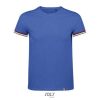 Camiseta De Manga Corta De Hombre Rainbow Men — Talla: XXL, Color: Royal blue / Kelly green