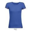 Camiseta De Manga Corta De Mujer Rainbow Women — Talla: XXL, Color: Royal blue / Kelly green