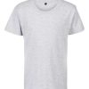 Camiseta Niño Cortada Y Cosida Manga Corta Rtp Apparel Tempo 145 Kids — Talla: 12A, Color: Gris mezcla