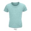Camiseta Crusader Kids de Sol'S — Talla: 12A, Color: Verde jaspeado claro