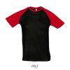 Camiseta Funky de Sol'S — Talla: XXL, Color: NEGRO/ROJO