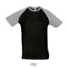 Camiseta Funky de Sol'S — Talla: XXL, Color: Negro / Gris mezcla