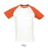 Camiseta Funky de Sol'S — Talla: XXL, Color: Blanco / Naranja