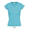 Camiseta Moon de Sol'S — Talla: XXL, Color: Azul atolón