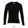 Camiseta Majestic de Sol'S — Talla: XXL, Color: Negro profundo