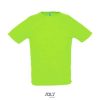 Camiseta Sporty de Sol'S — Talla: XXS, Color: Verde Neón
