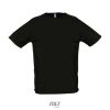 Camiseta Sporty de Sol'S — Talla: XXS, Color: NEGRO