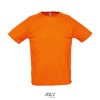 Camiseta Sporty de Sol'S — Talla: XXS, Color: Naranja neón