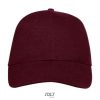 Gorra Buffalo de Sol'S — Talla: TUN, Color: Burdeos