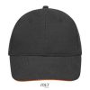 Gorra Buffalo de Sol'S — Talla: TUN, Color: Gris oscuro / Naranja