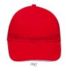 Gorra Buffalo de Sol'S — Talla: TUN, Color: ROJO/BLANCO