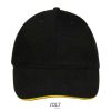 Gorra Buffalo de Sol'S — Talla: TUN, Color: Negro / Amarillo
