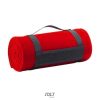 Manta Plaid de Sol'S — Talla: TUN, Color: ROJO