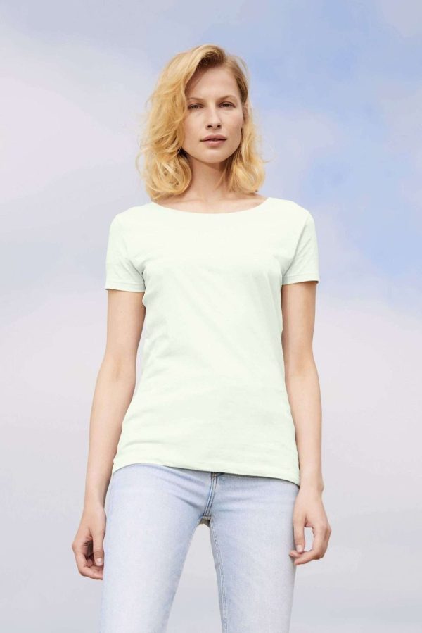 Camiseta Ajustada De Mujer De Cuello Redondo Martin Women