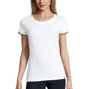 Camiseta De Manga Corta De Mujer Rainbow Women