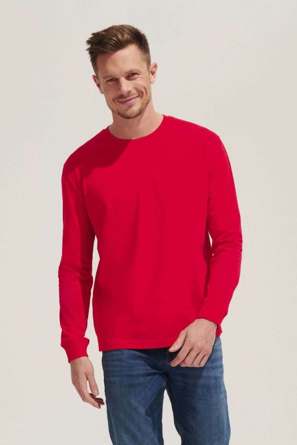 Camiseta Pioneer Lsl de Sol'S — Talla: XXL, Color: Gris mezcla
