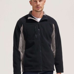 Chaqueta Polar Hombre Bicolor Con Cremallera Nordic