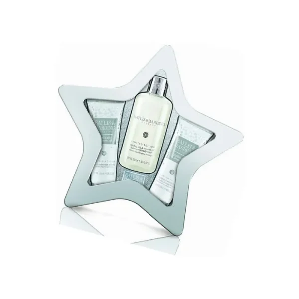 Baylis And Harding Jojoba. Silk. And Almond Oil Shower Sensation Star Tin Set 3 Piezas 2018
