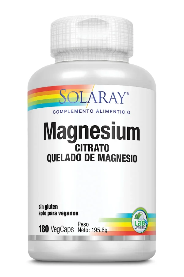 Solaray Big Magnesium Citrate 180 VCaps