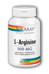 Solaray L Arginine 500 Mg 100 Caps