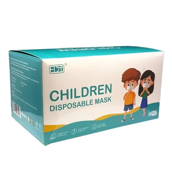 Mascarilla Infantil Desechable Azul 50 Unidades