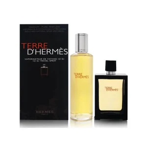 Terre D'hermes Eau De Perfume Spray Recargable 30ml Set 2 Piezas