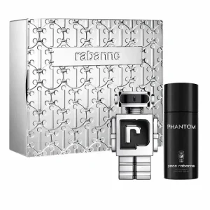 Paco Rabanne Phantom Eau De Toilette Spray 100ml Set 2 Piezas