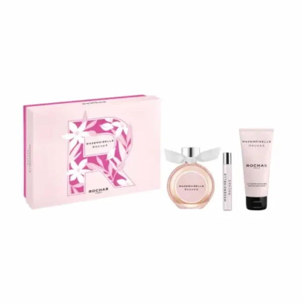 Rochas Mademoiselle Rochas Eau De Parfum Spray 90ml Set 3 Piezas