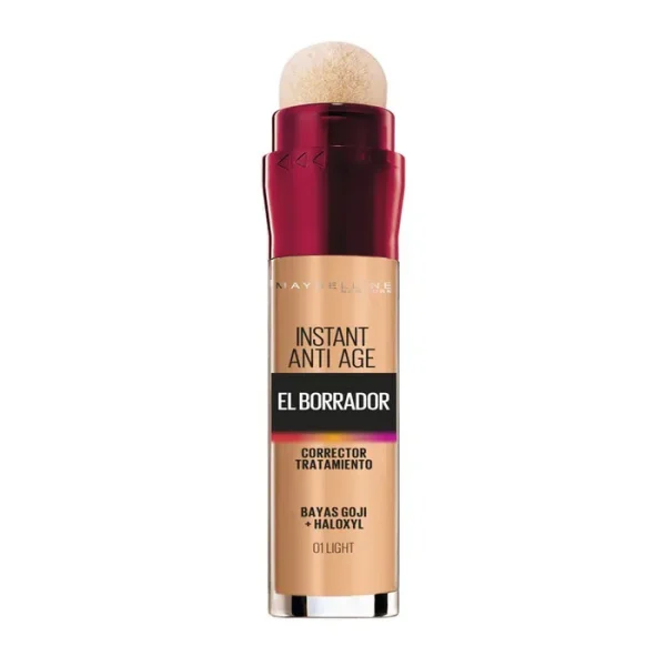 Maybelline Borrador Corrector De Ojeras. Bolsas e Imperfecciones Tono 01 Light Pieles Claras - 6ml