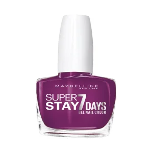 Maybelline Superstay 7 Días Tono 230 Berry Stain Pintauñas Larga Duración Efecto Gel Color Morado