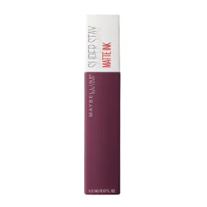 Maybelline Superstay Matte Ink Pintalabios Mate Larga Duración Tono 40 Believer Color Morado
