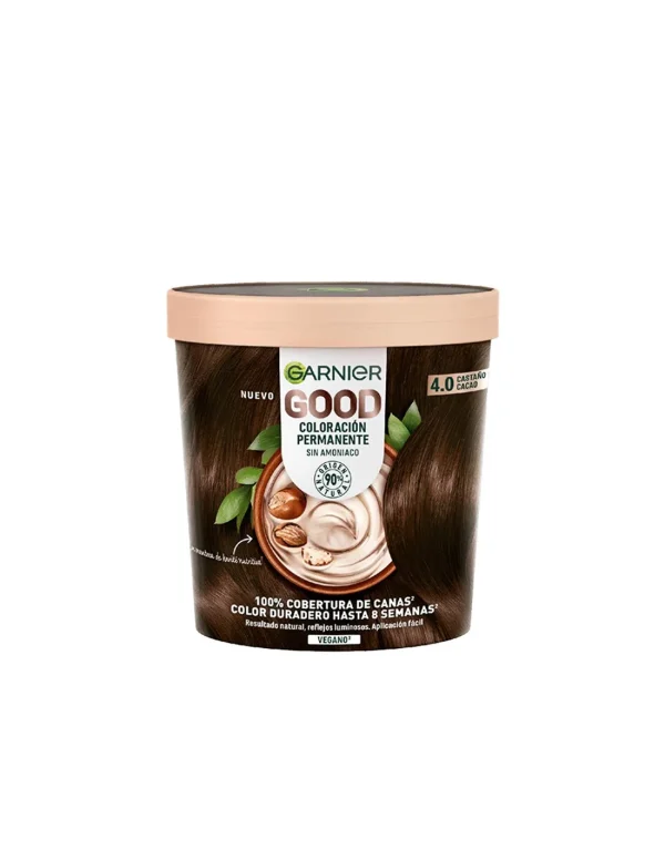 Garnier Good Coloración Permanente 4.0 Castaño Cacao 1 U