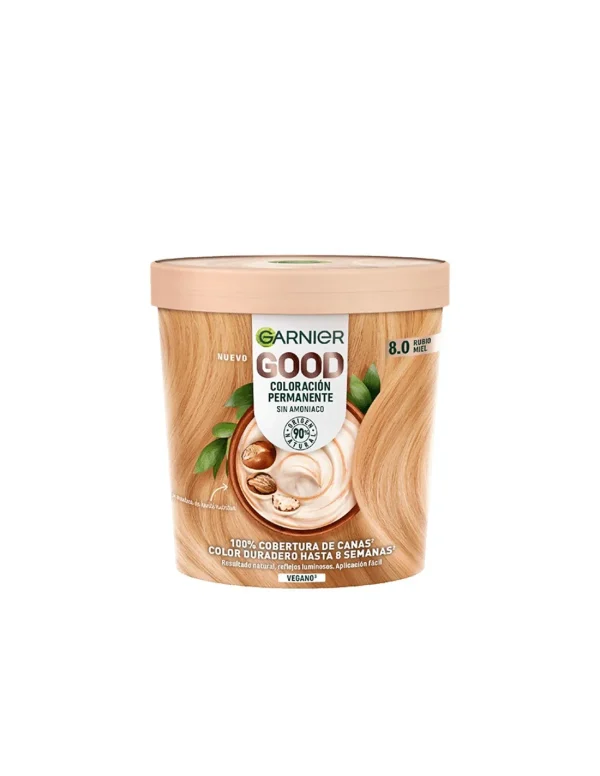 Garnier Good Coloración Permanente 8.0 Rubio Miel 1 U