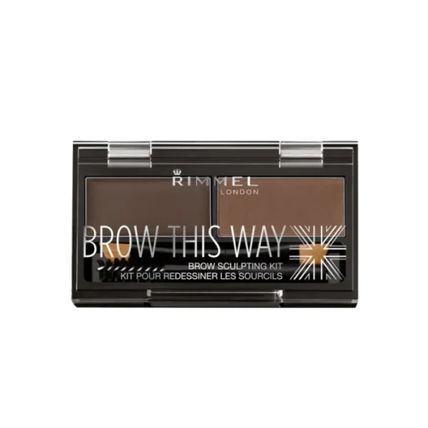 Rimmel Kit Sourcils Brow this way 003 Dark Brown