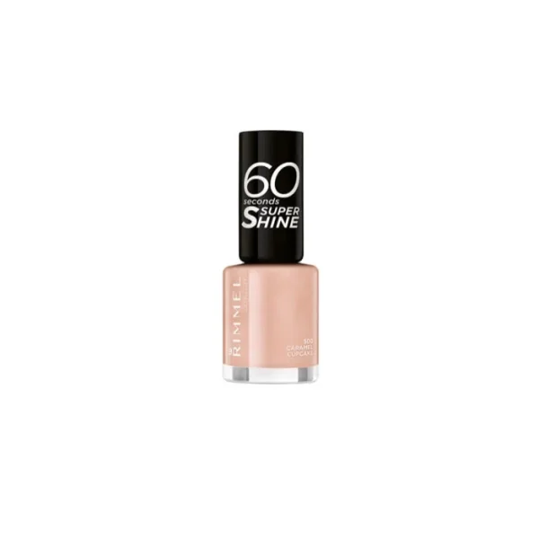 Rimmel Esmalte De Uñas 60 Seconds Super Shine 500 Caramel Cupcake