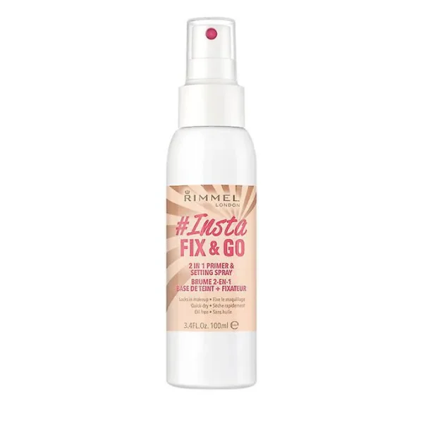 Rimmel London Lasting Finish Fix y Go 2 In 1 Primer and Setting Spray 100