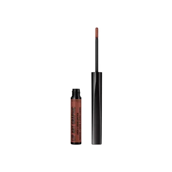 Rimmel London Lip Art Graphic LinerandLiquid Lipstick 760 Brown Sugar